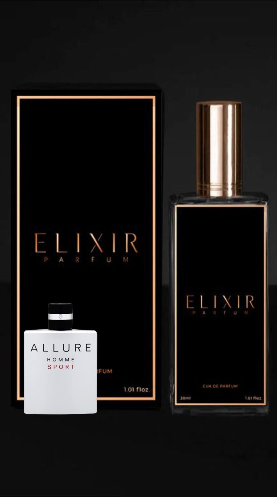 C-Elixir Pasión de Riqueza (Inspirado en Chanel Allure Homme Sport)